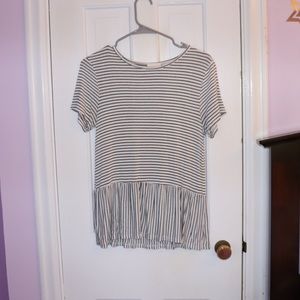 Live In The Moment Peplum Top